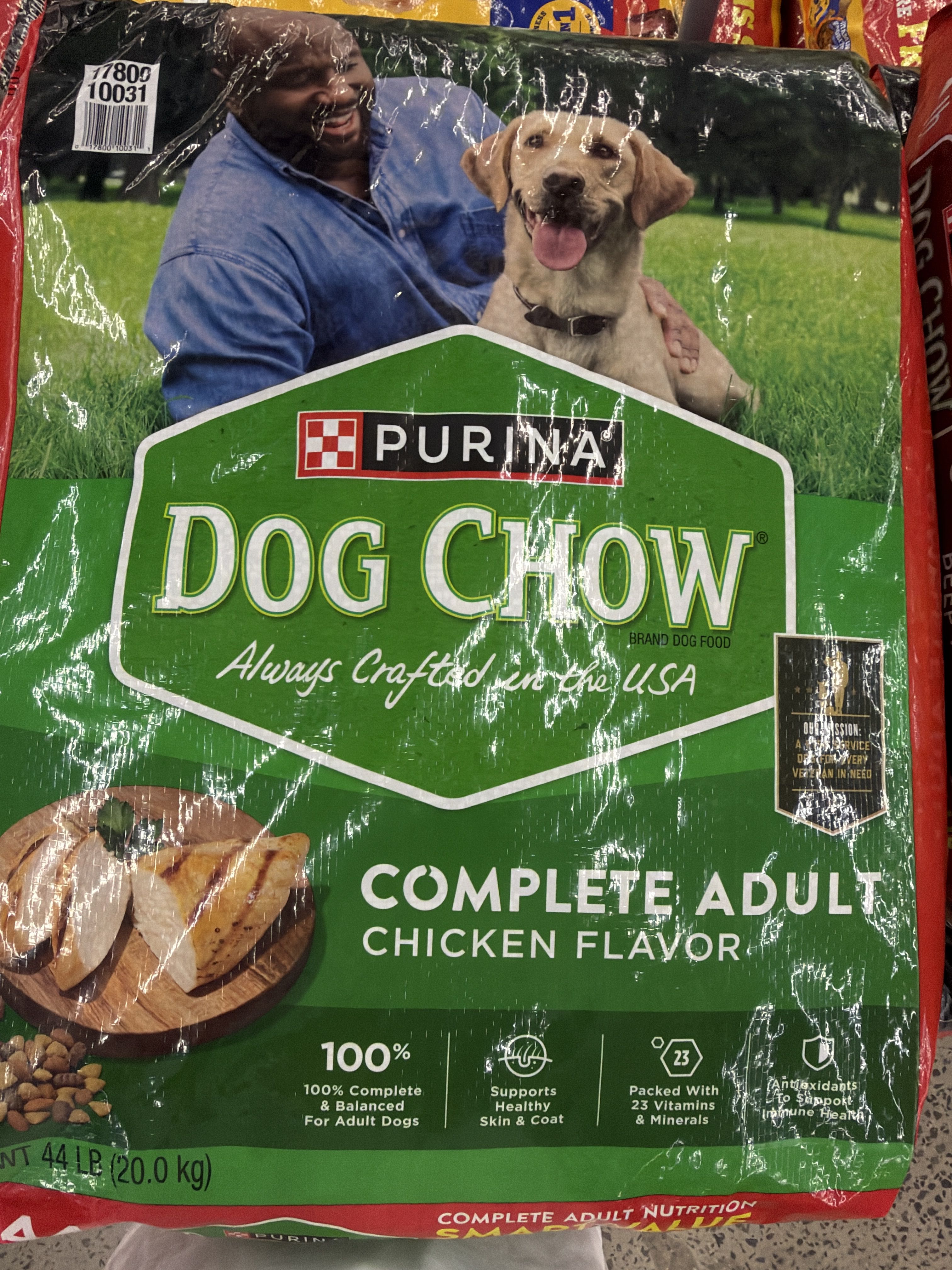 Purina Dog Chow Complete Adult Chicken Flavor, front of the package