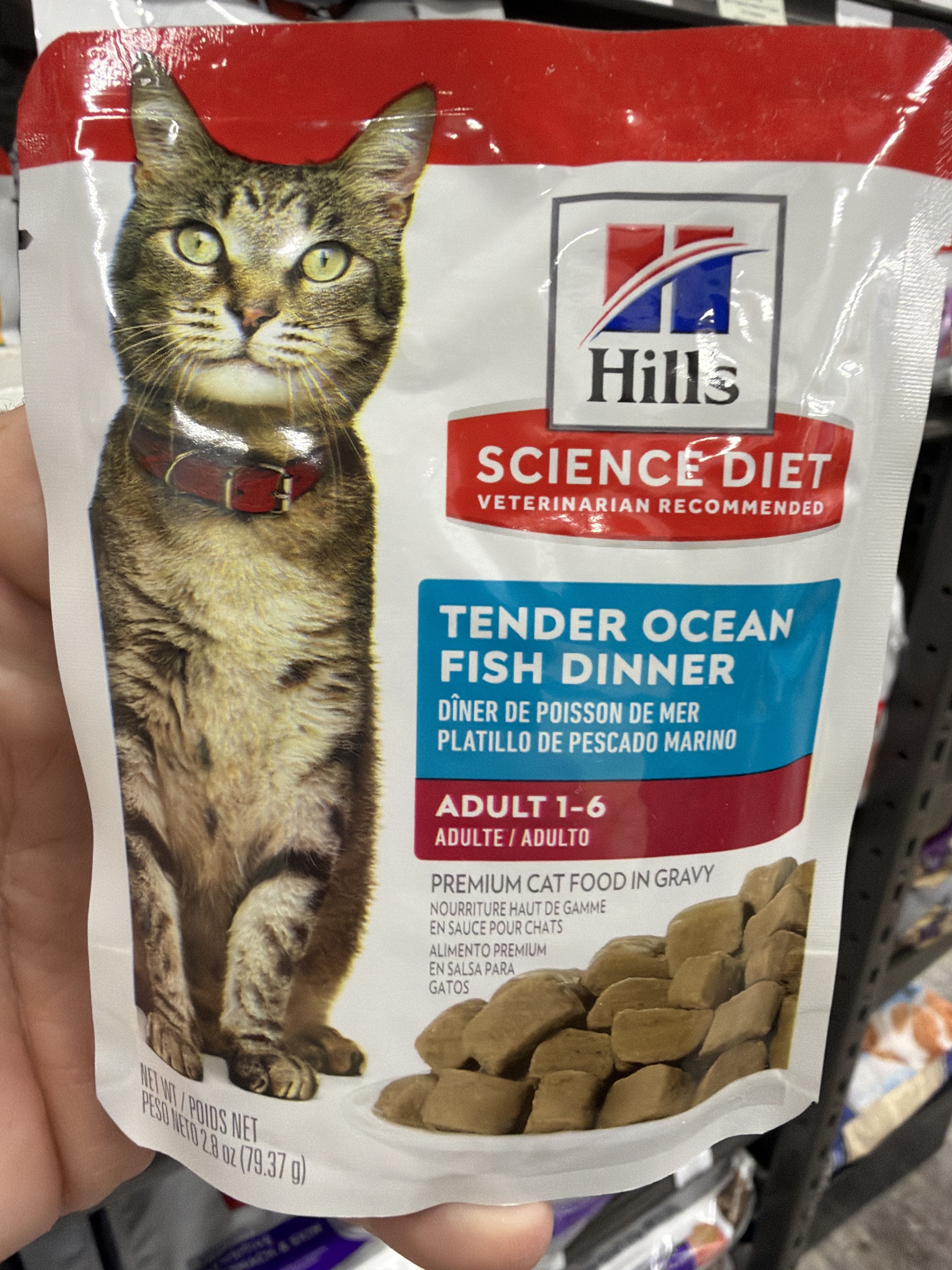 Hill's Science Diet Tender Ocean Fish Dinner, front of the package