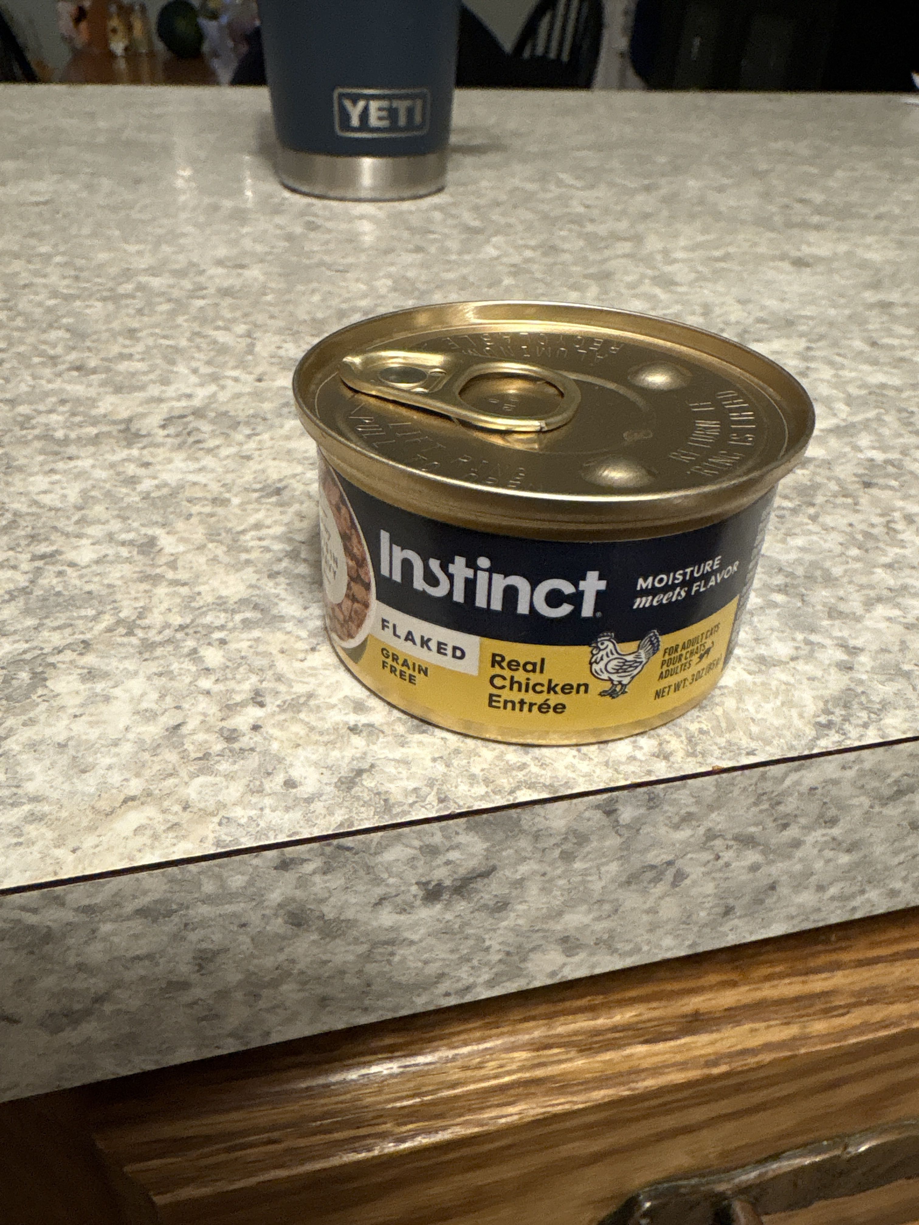 Instinct Flaked Real Chicken Entrée, front of the package