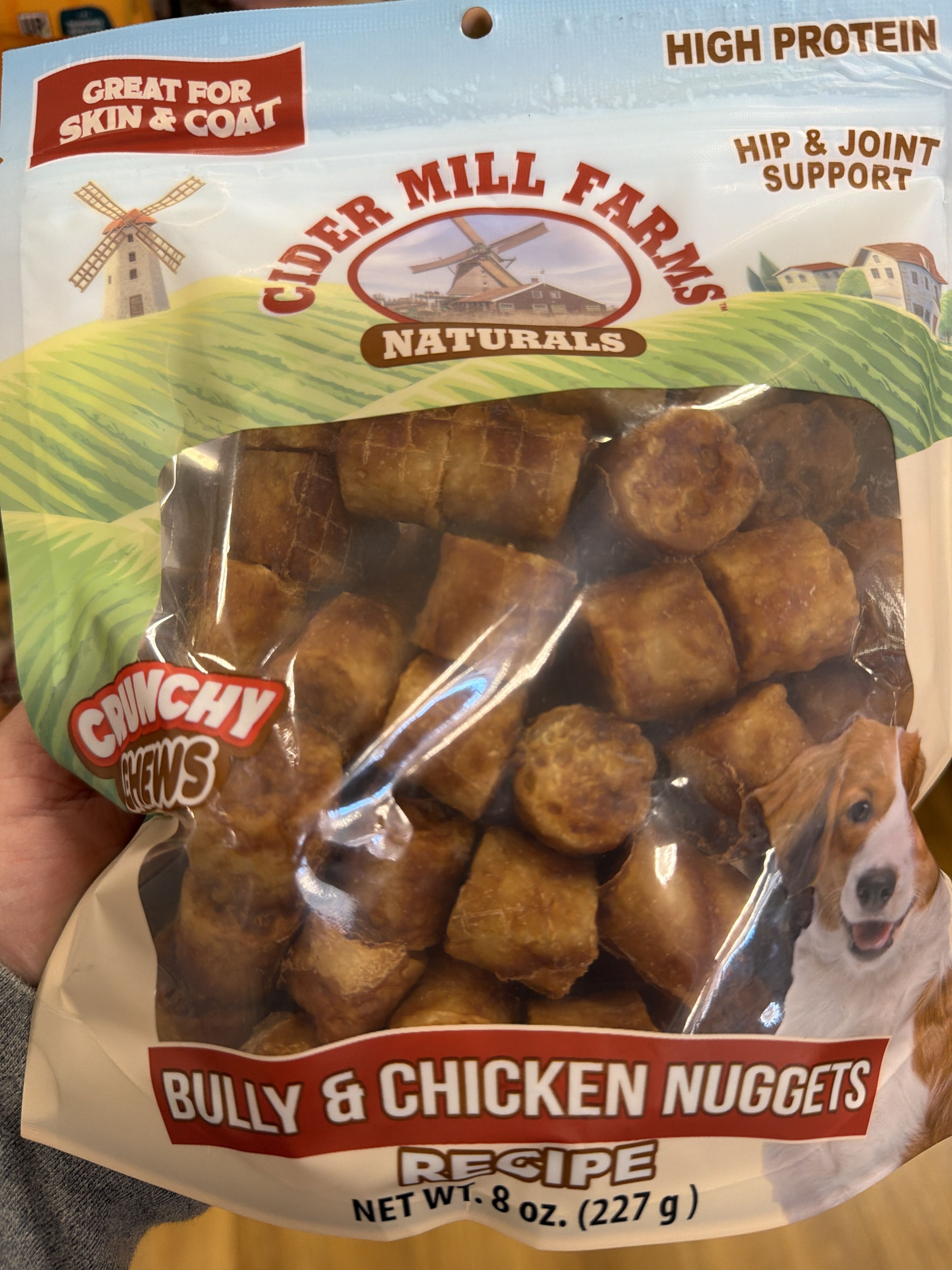 Cider Mill Farms Bully & Chicken Nuggets, front of the package
